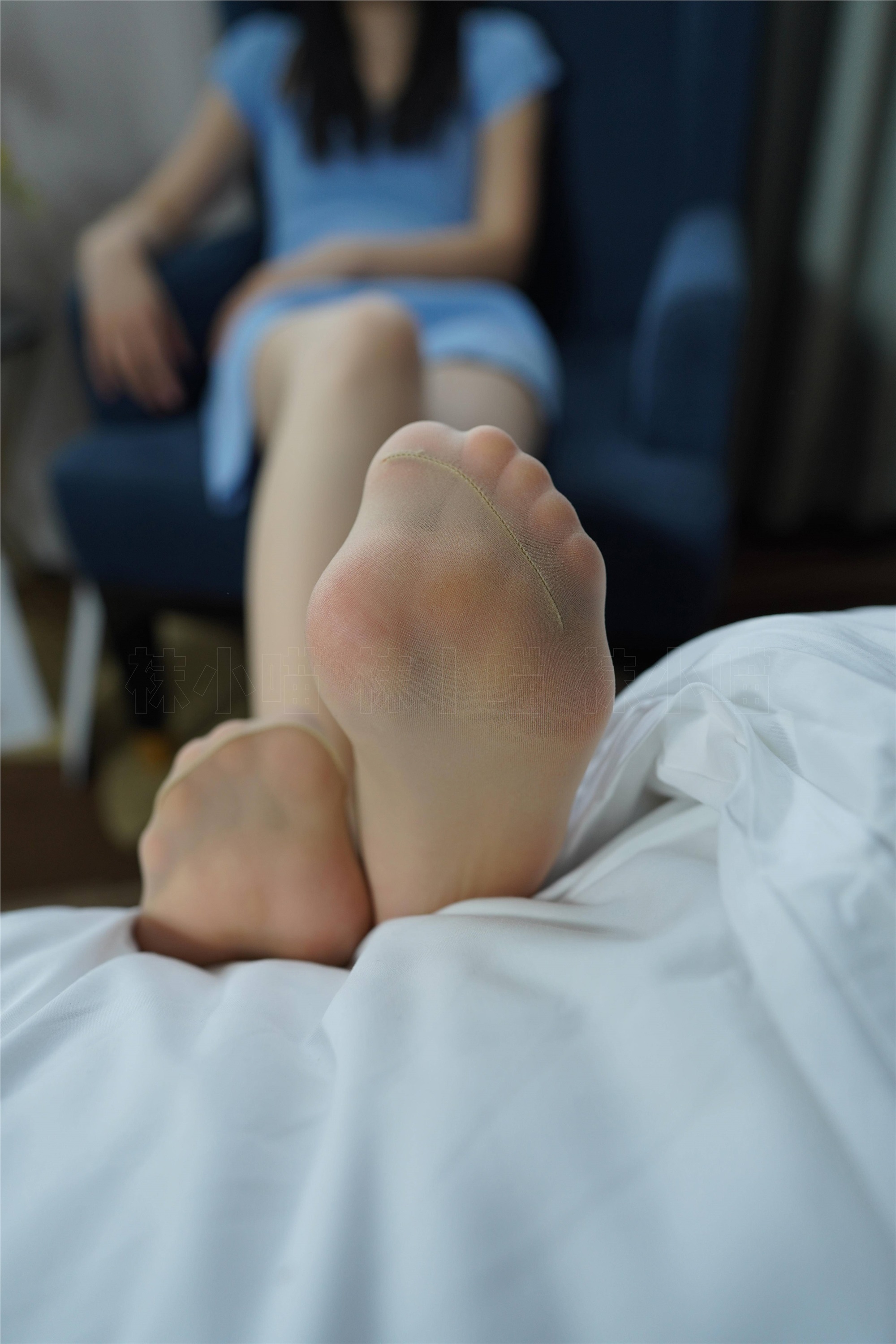 kittyWawa袜小喵  KT252 浅蓝连衣裙